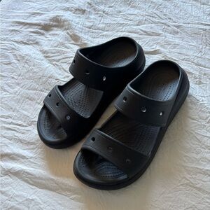 CROCS Black Women's Sandals